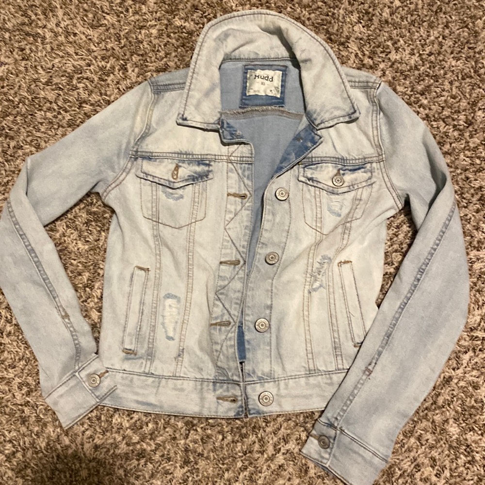 Faded blue Jean jacket, Mudd XS